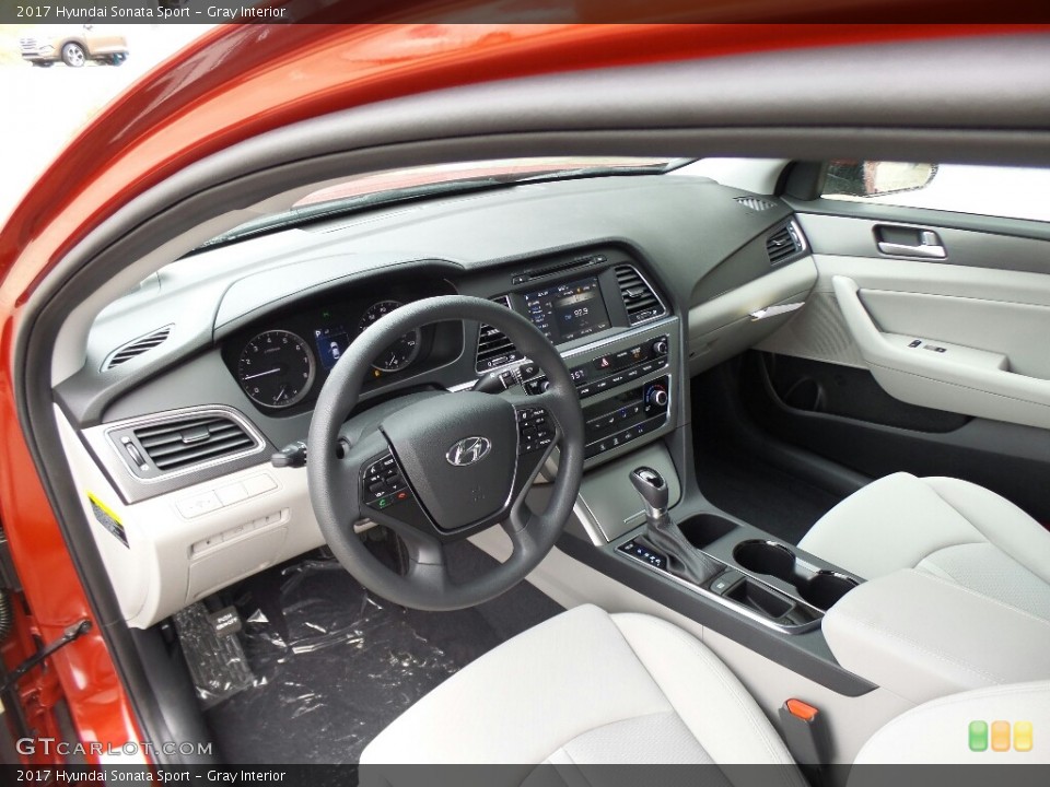 Gray Interior Photo for the 2017 Hyundai Sonata Sport #116684382