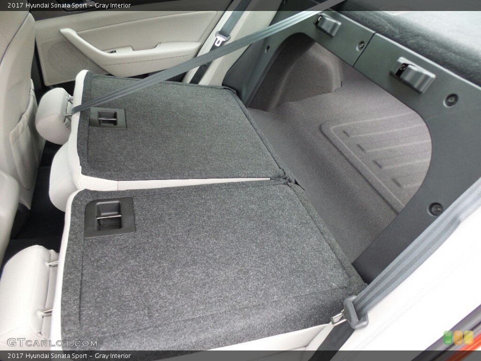 Gray Interior Rear Seat for the 2017 Hyundai Sonata Sport #116684491