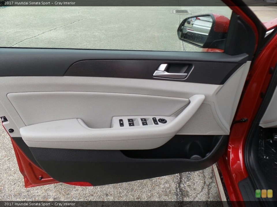 Gray Interior Door Panel for the 2017 Hyundai Sonata Sport #116684517