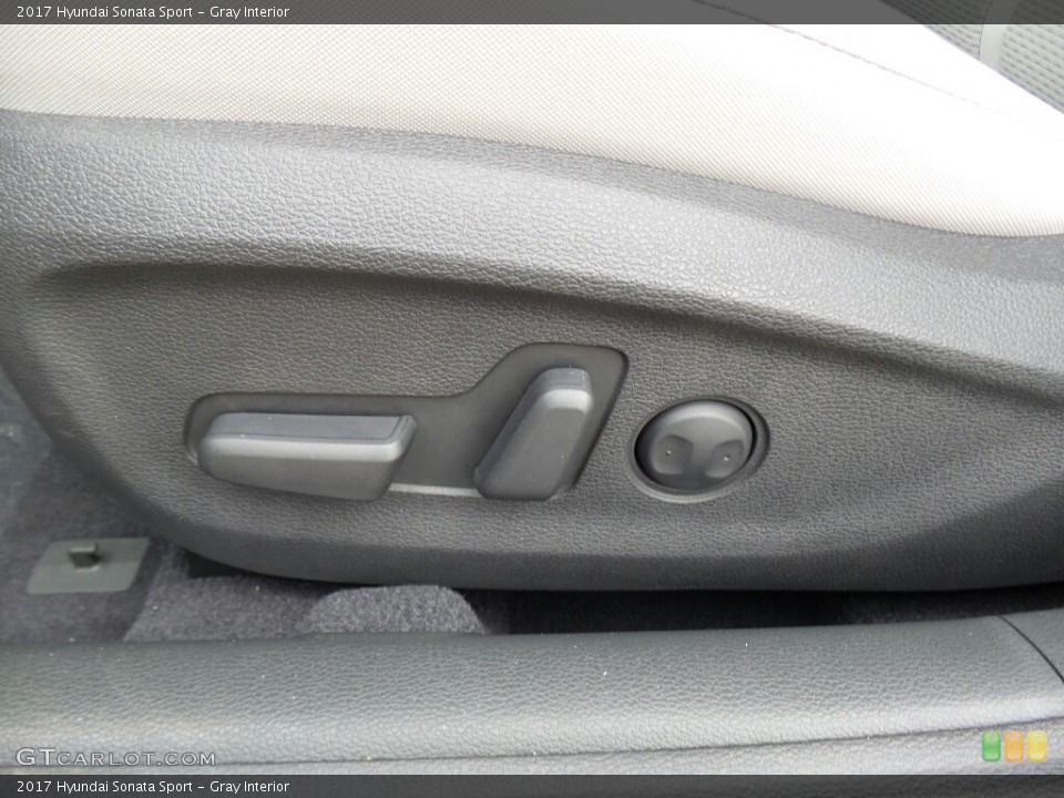 Gray Interior Controls for the 2017 Hyundai Sonata Sport #116684574