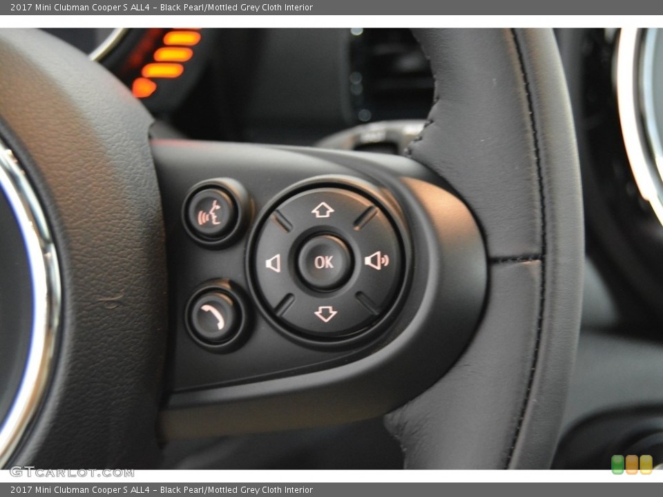 Black Pearl/Mottled Grey Cloth Interior Controls for the 2017 Mini Clubman Cooper S ALL4 #116685249