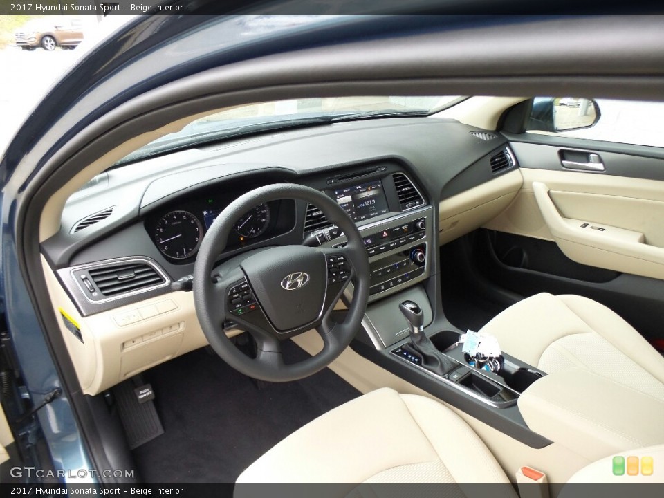 Beige Interior Photo for the 2017 Hyundai Sonata Sport #116686590