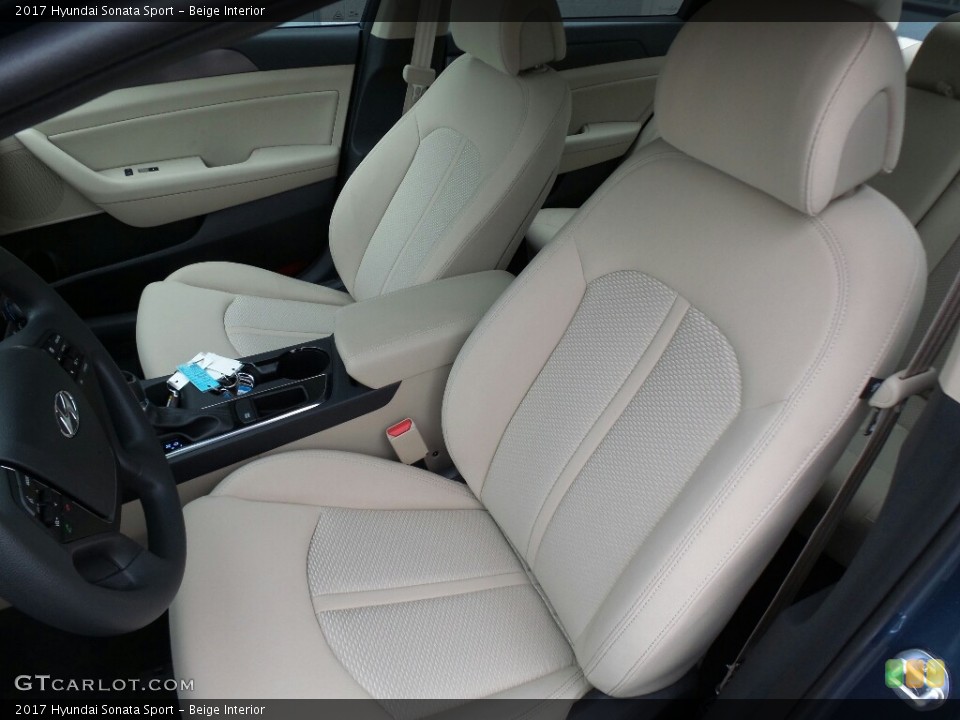 Beige Interior Front Seat for the 2017 Hyundai Sonata Sport #116686614