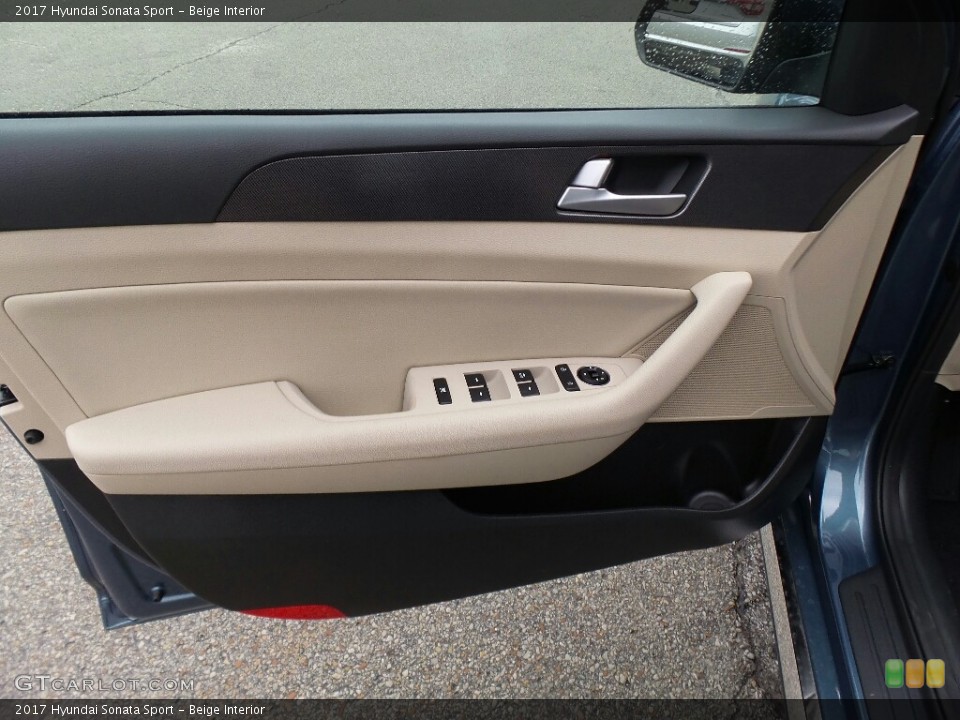 Beige Interior Door Panel for the 2017 Hyundai Sonata Sport #116686716