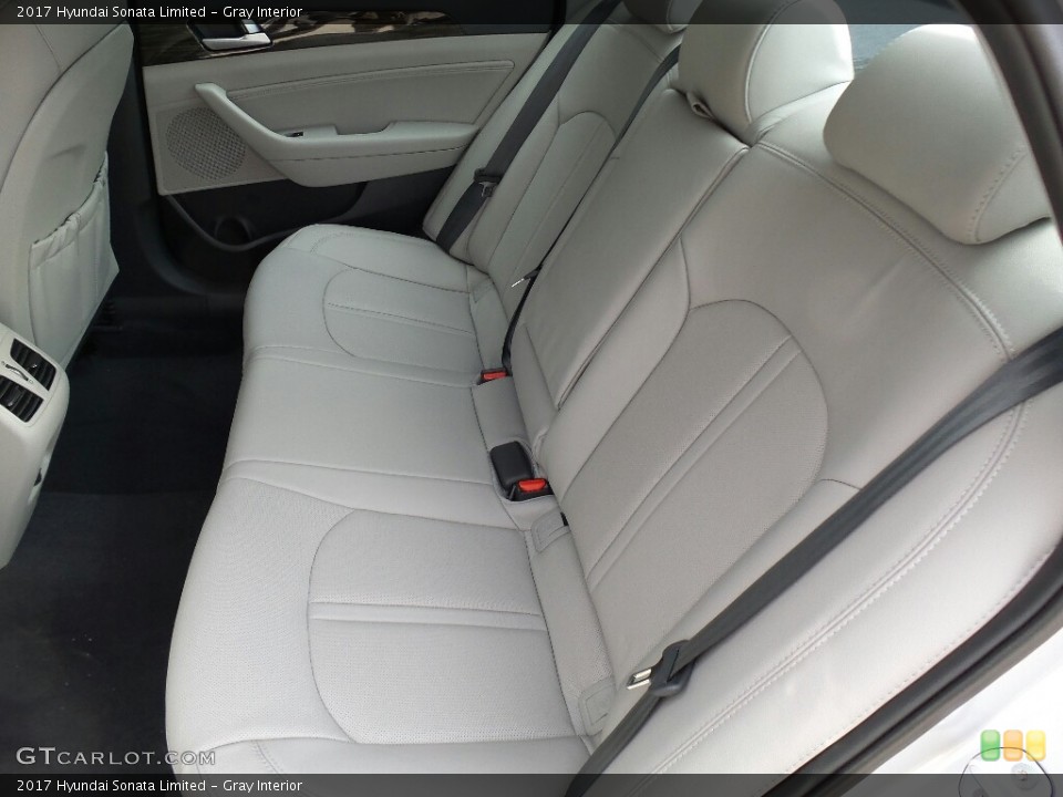 Gray Interior Rear Seat for the 2017 Hyundai Sonata Limited #116687523