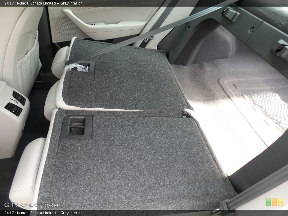 Gray Interior Rear Seat for the 2017 Hyundai Sonata Limited #116687568