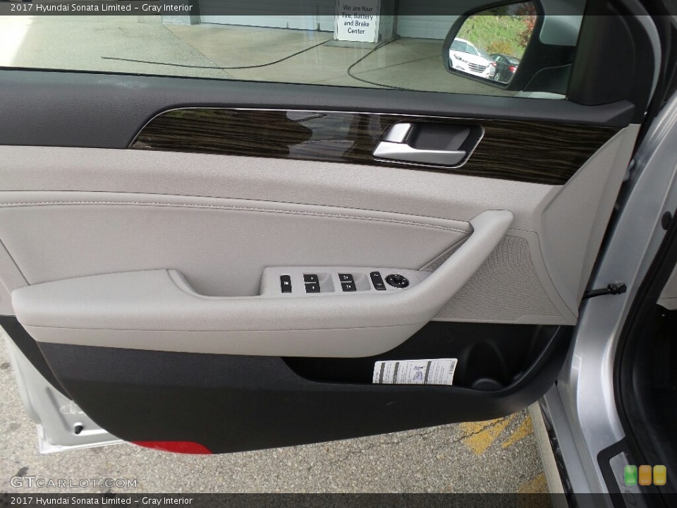 Gray Interior Door Panel for the 2017 Hyundai Sonata Limited #116687613