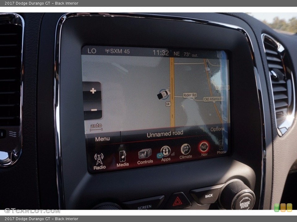 Black Interior Navigation for the 2017 Dodge Durango GT #116689602