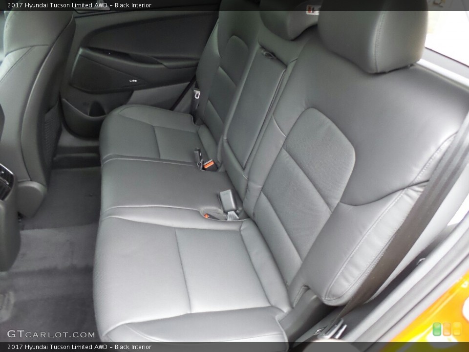 Black Interior Rear Seat for the 2017 Hyundai Tucson Limited AWD #116691933