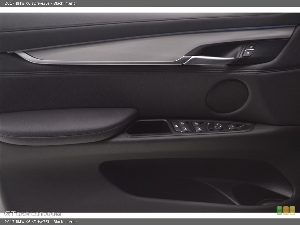 Black Interior Door Panel for the 2017 BMW X6 sDrive35i #116694549