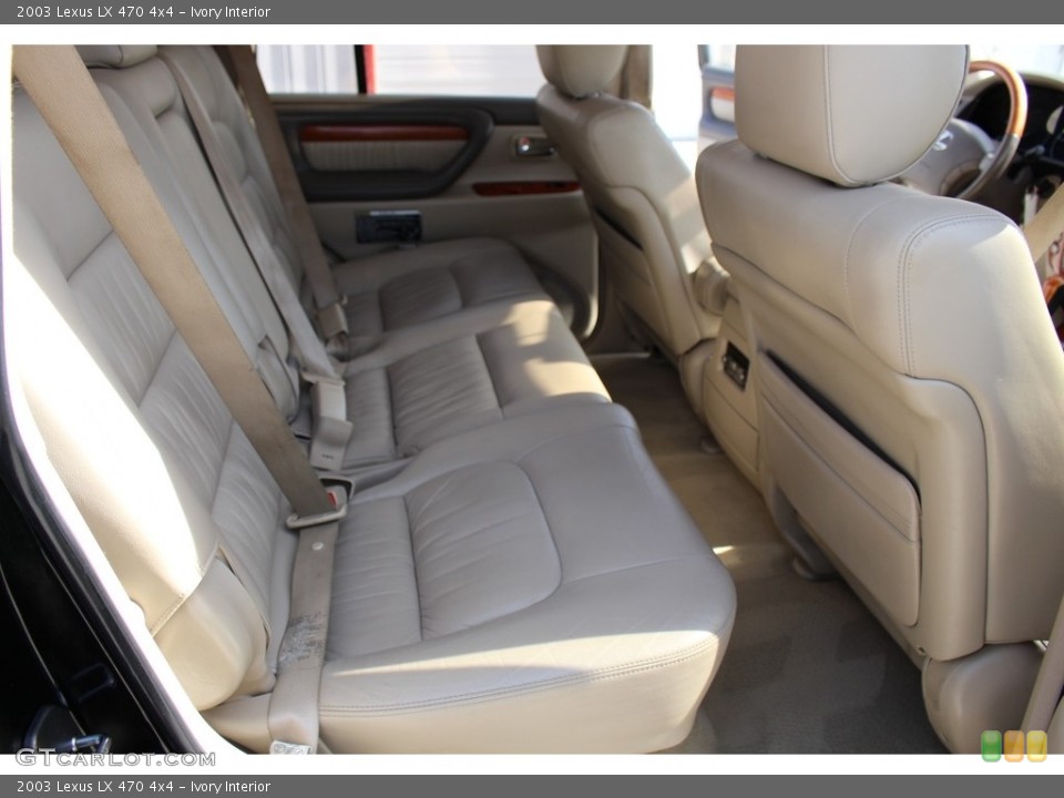 Ivory Interior Rear Seat for the 2003 Lexus LX 470 4x4 #116695749