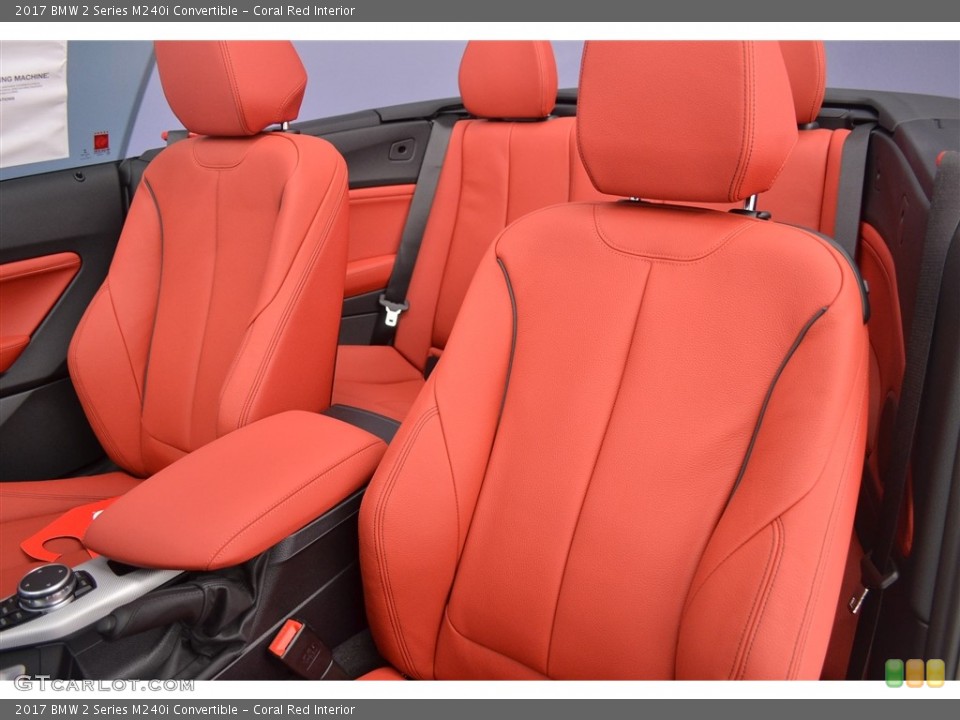 Coral Red 2017 BMW 2 Series Interiors