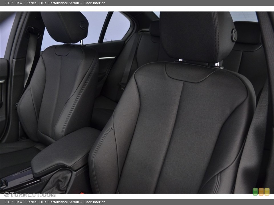 Black Interior Front Seat for the 2017 BMW 3 Series 330e iPerfomance Sedan #116698740