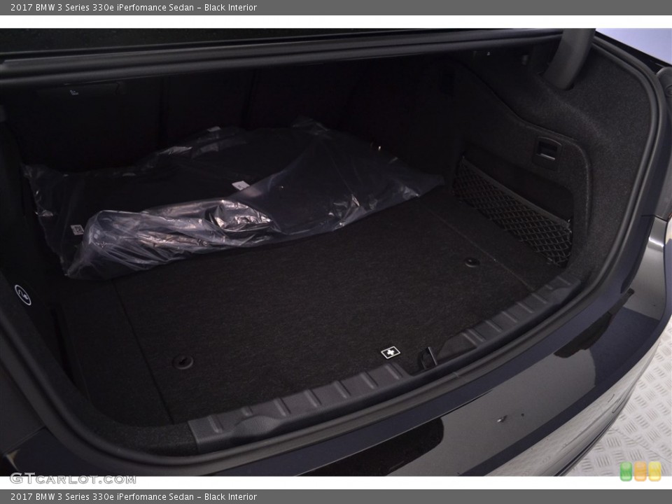 Black Interior Trunk for the 2017 BMW 3 Series 330e iPerfomance Sedan #116698788