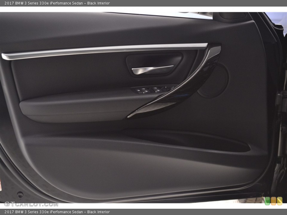Black Interior Door Panel for the 2017 BMW 3 Series 330e iPerfomance Sedan #116698812