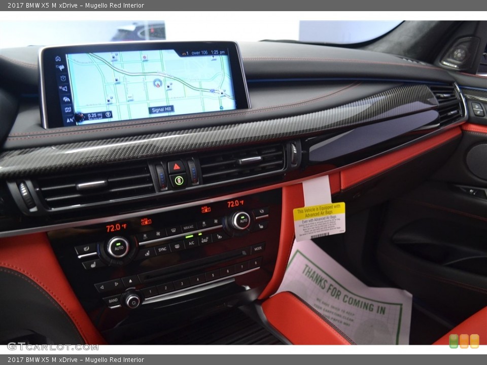 Mugello Red Interior Dashboard for the 2017 BMW X5 M xDrive #116700960