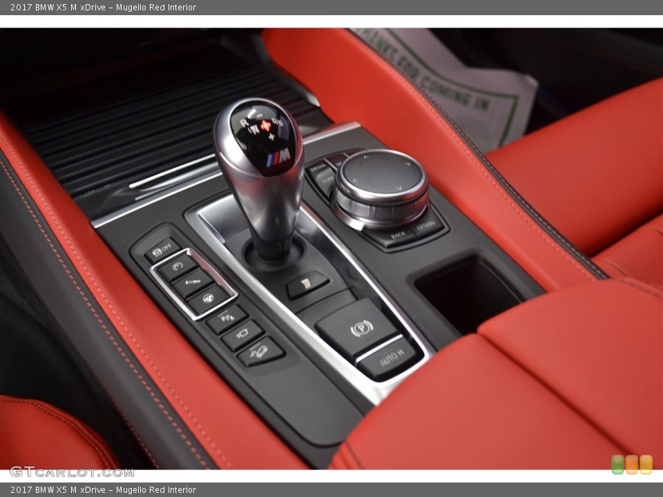 Mugello Red Interior Transmission for the 2017 BMW X5 M xDrive #116700984