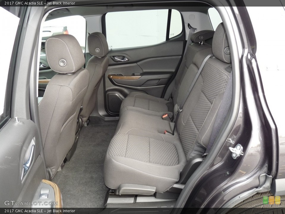 Jet Black Interior Rear Seat for the 2017 GMC Acadia SLE #116710778