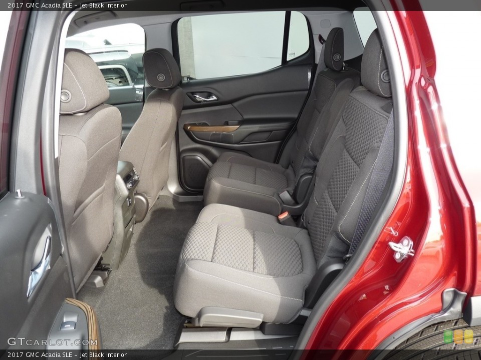 Jet Black Interior Rear Seat for the 2017 GMC Acadia SLE #116711061