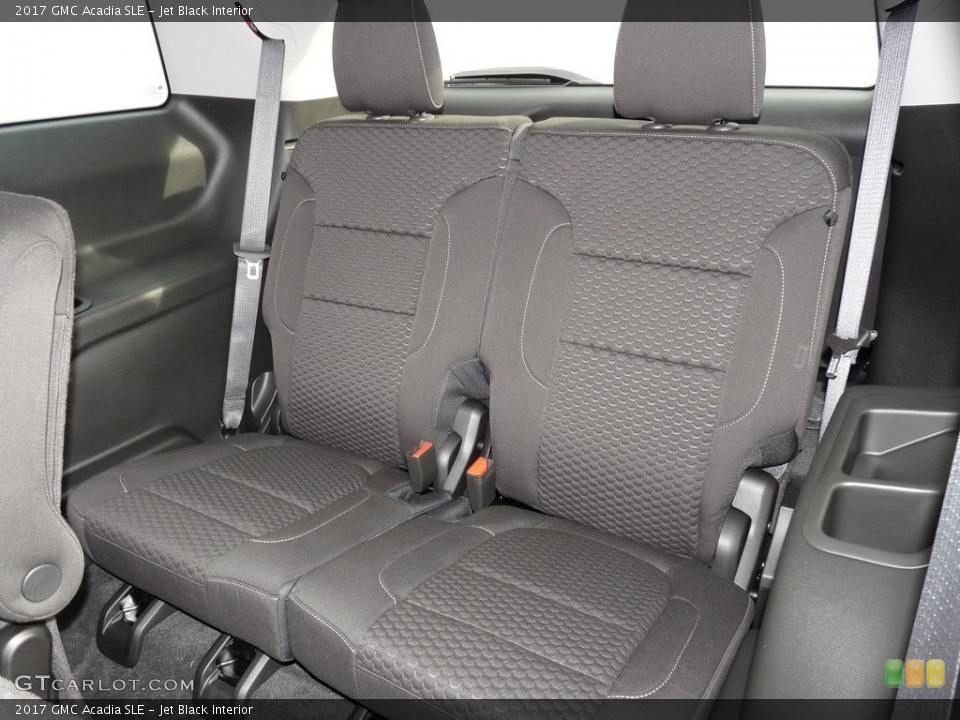 Jet Black Interior Rear Seat for the 2017 GMC Acadia SLE #116711085