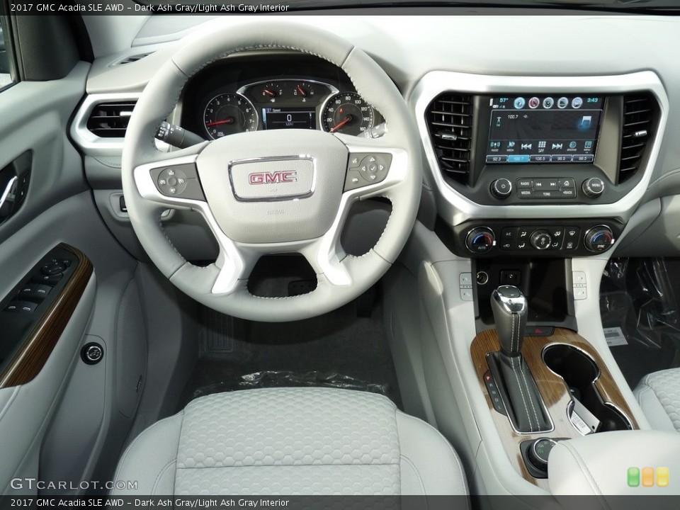 Dark Ash Gray/Light Ash Gray Interior Dashboard for the 2017 GMC Acadia SLE AWD #116711583