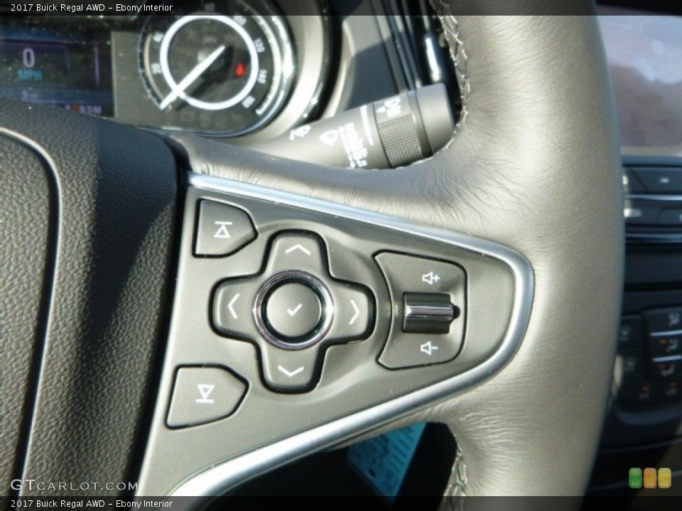 Ebony Interior Controls for the 2017 Buick Regal AWD #116720304