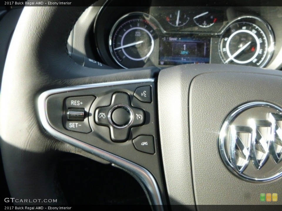 Ebony Interior Controls for the 2017 Buick Regal AWD #116720322