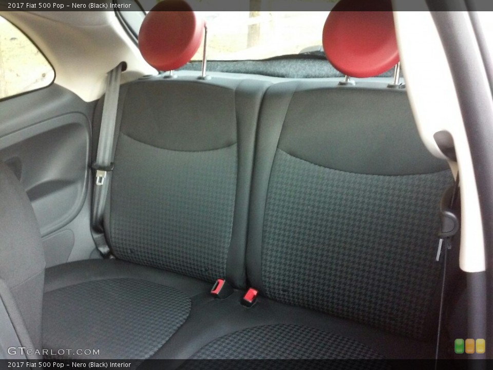 Nero (Black) Interior Rear Seat for the 2017 Fiat 500 Pop #116725668
