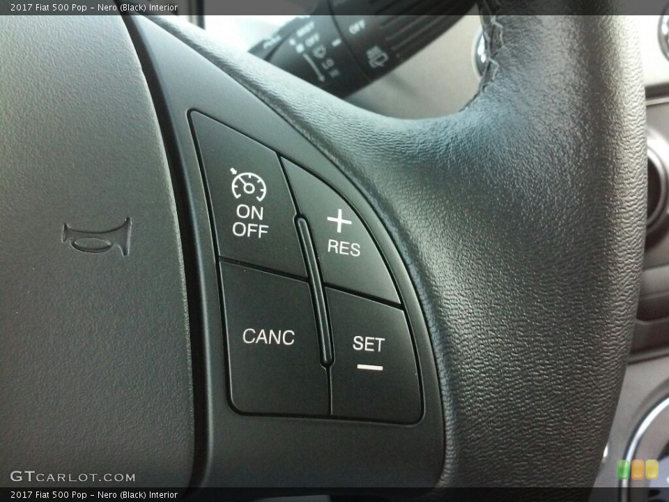 Nero (Black) Interior Controls for the 2017 Fiat 500 Pop #116725833