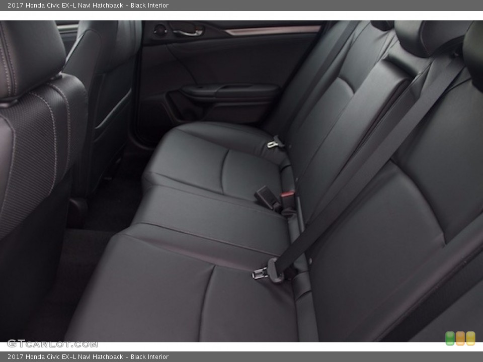 Black Interior Rear Seat for the 2017 Honda Civic EX-L Navi Hatchback #116732061