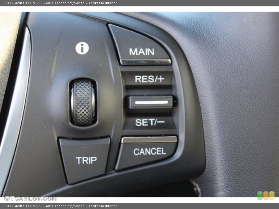 Espresso Interior Controls for the 2017 Acura TLX V6 SH-AWD Technology Sedan #116733807