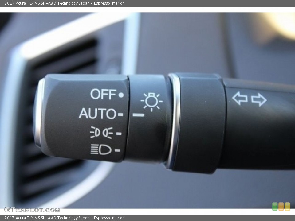 Espresso Interior Controls for the 2017 Acura TLX V6 SH-AWD Technology Sedan #116733822