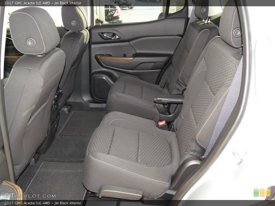 Jet Black Interior Rear Seat for the 2017 GMC Acadia SLE AWD #116735836