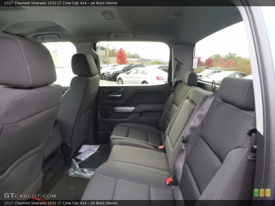 Jet Black Interior Rear Seat for the 2017 Chevrolet Silverado 1500 LT Crew Cab 4x4 #116738530