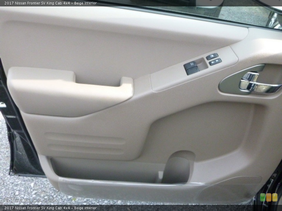 Beige Interior Door Panel for the 2017 Nissan Frontier SV King Cab 4x4 #116742209