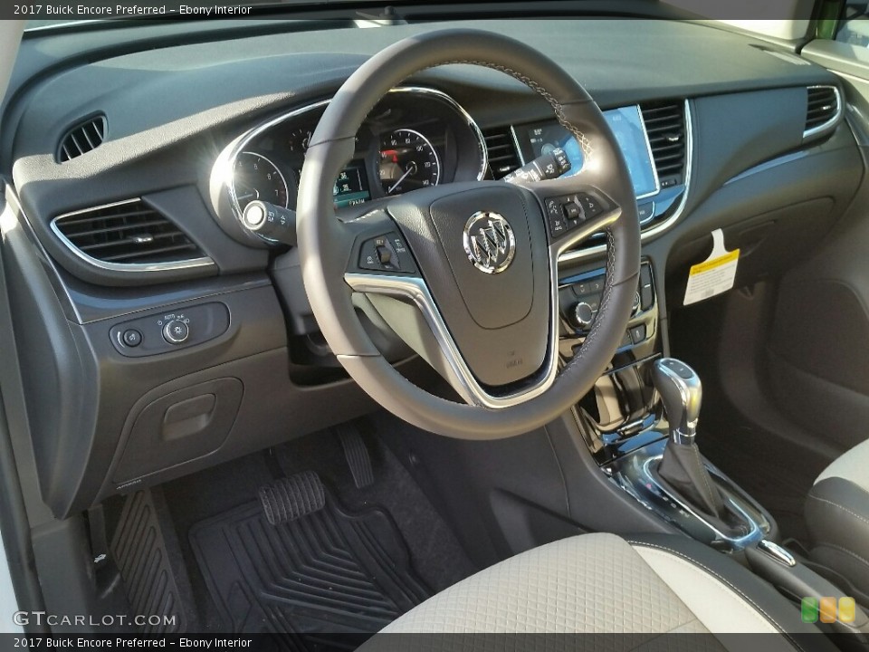Ebony Interior Dashboard for the 2017 Buick Encore Preferred #116742571