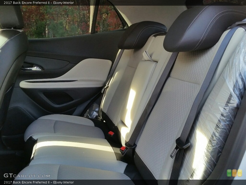 Ebony Interior Rear Seat for the 2017 Buick Encore Preferred II #116742850