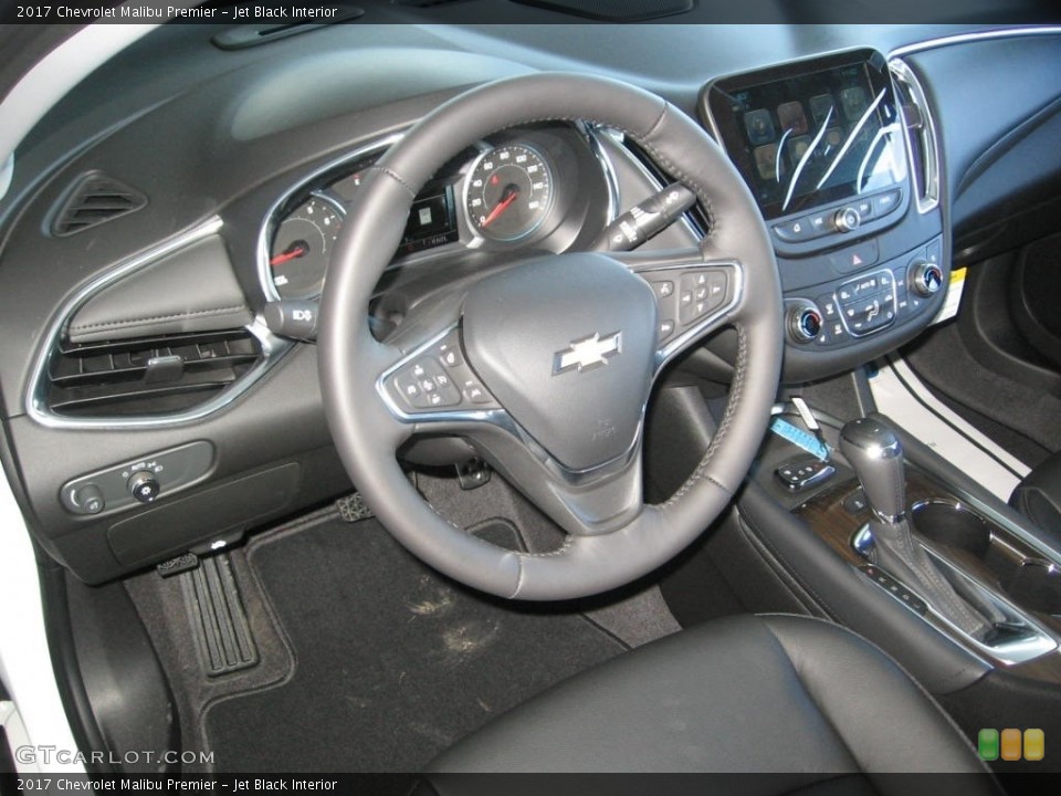 Jet Black Interior Dashboard for the 2017 Chevrolet Malibu Premier #116744206