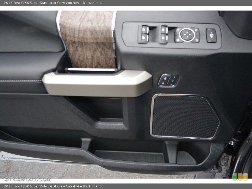 Black Interior Door Panel for the 2017 Ford F250 Super Duty Lariat Crew Cab 4x4 #116745019