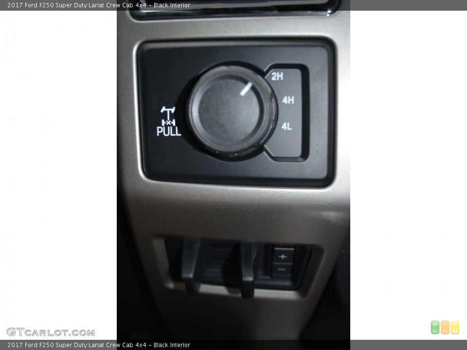Black Interior Controls for the 2017 Ford F250 Super Duty Lariat Crew Cab 4x4 #116745223