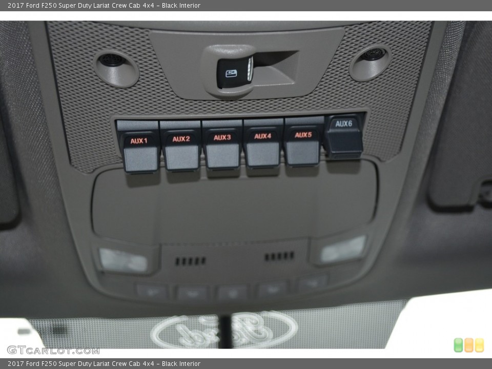 Black Interior Controls for the 2017 Ford F250 Super Duty Lariat Crew Cab 4x4 #116745265