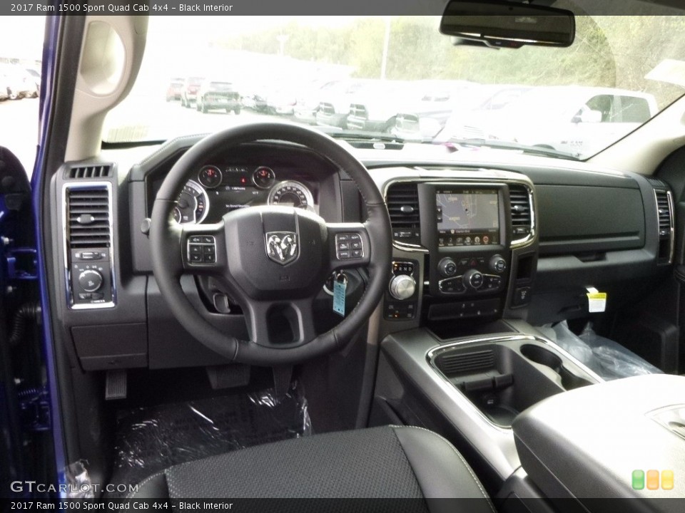 Black Interior Prime Interior for the 2017 Ram 1500 Sport Quad Cab 4x4 #116746477