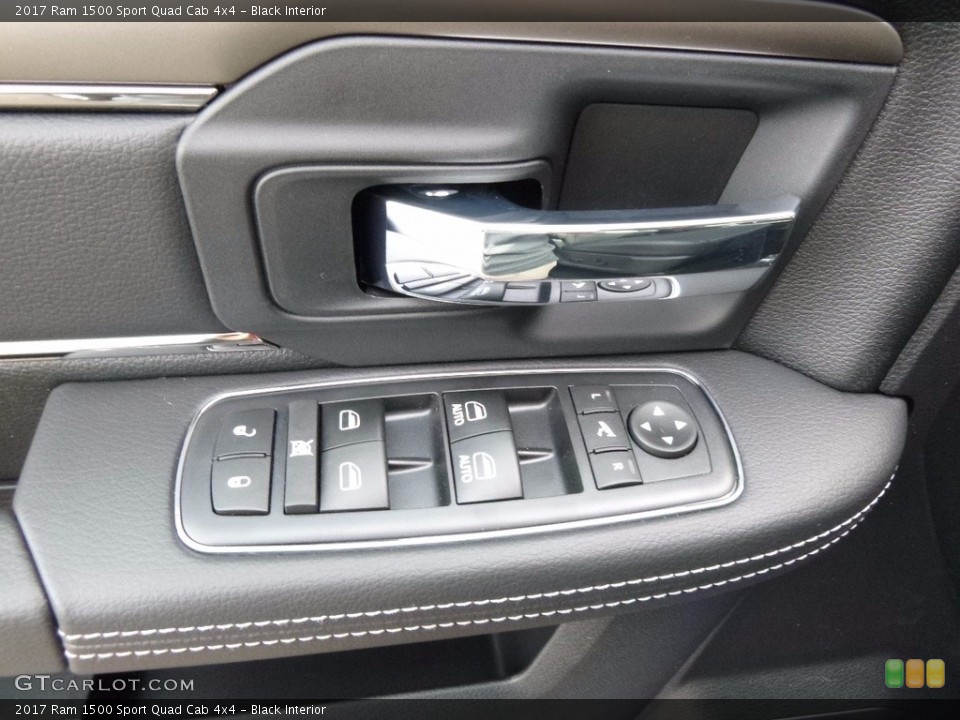 Black Interior Controls for the 2017 Ram 1500 Sport Quad Cab 4x4 #116746498