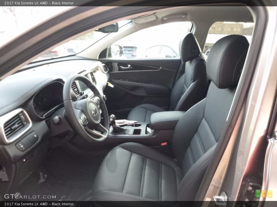 Black Interior Photo for the 2017 Kia Sorento LX AWD #116750320
