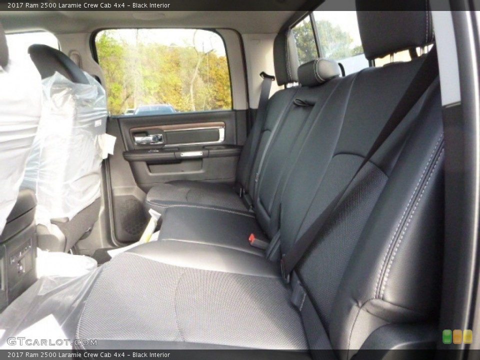 Black Interior Rear Seat for the 2017 Ram 2500 Laramie Crew Cab 4x4 #116750599