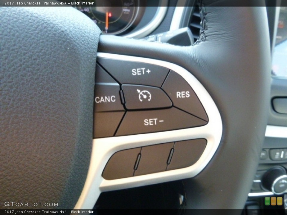 Black Interior Controls for the 2017 Jeep Cherokee Trailhawk 4x4 #116751040