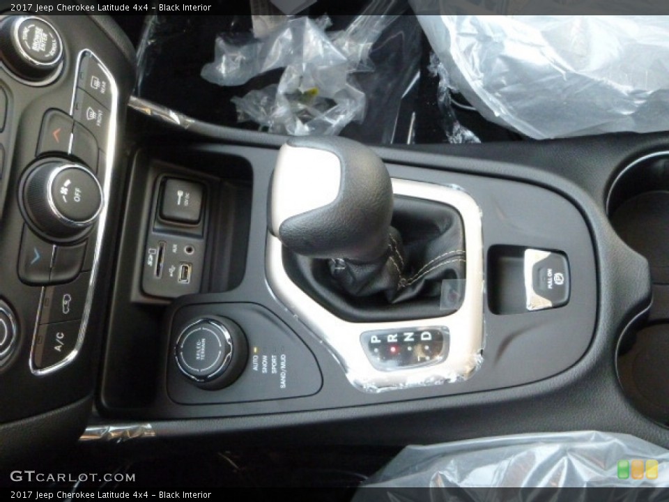 Black Interior Transmission for the 2017 Jeep Cherokee Latitude 4x4 #116751562