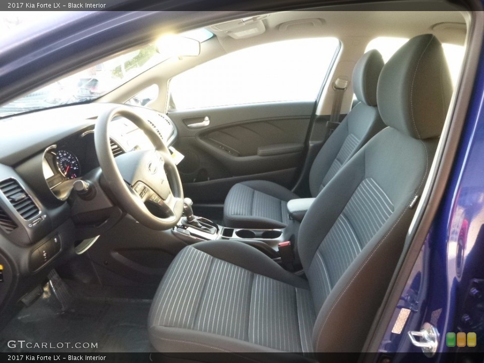 Black Interior Front Seat for the 2017 Kia Forte LX #116751568