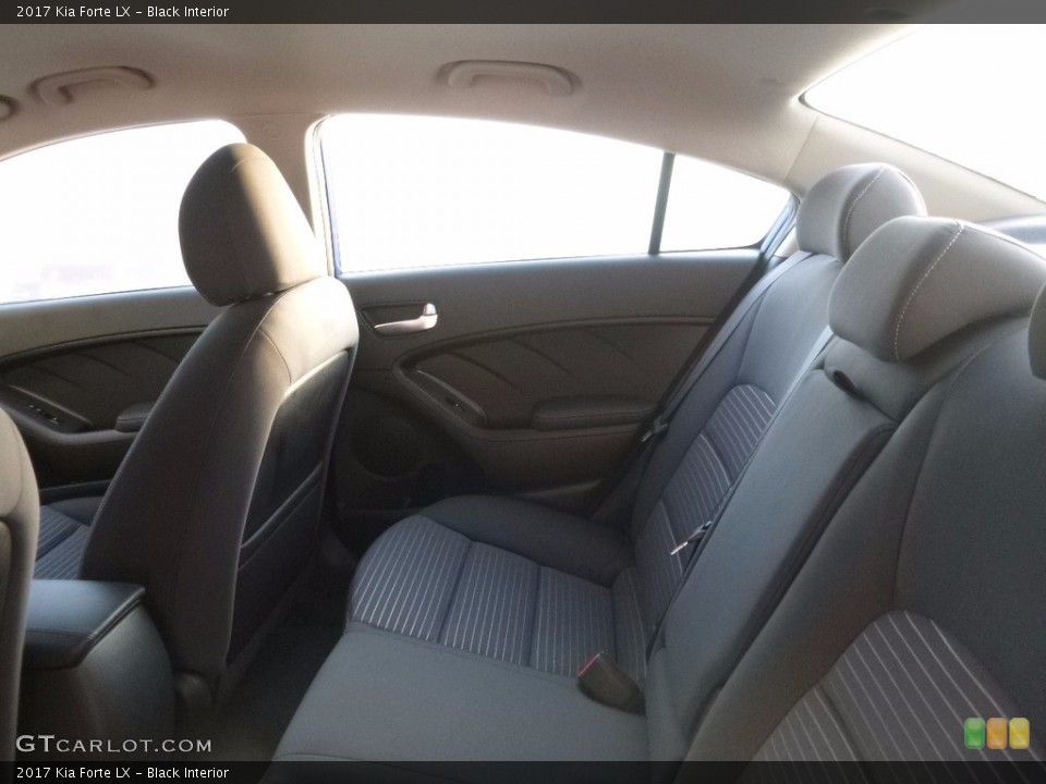 Black Interior Rear Seat for the 2017 Kia Forte LX #116751583