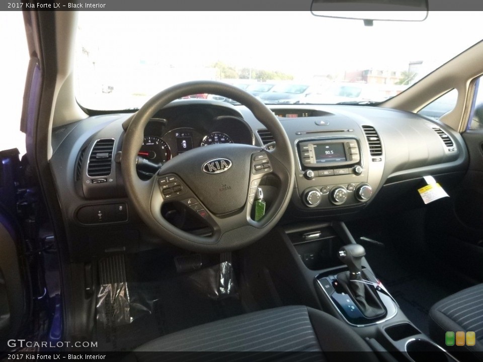 Black Interior Dashboard for the 2017 Kia Forte LX #116751601